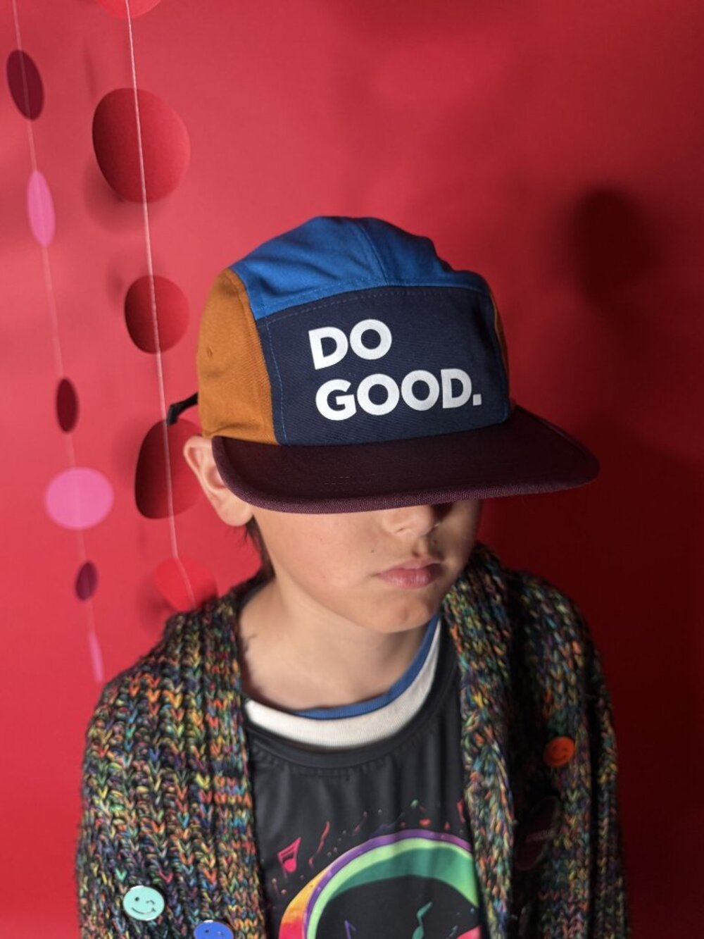Cotopaxi “Do Good” Colorblock Cap – Pre-Loved Unisex Statement Hat